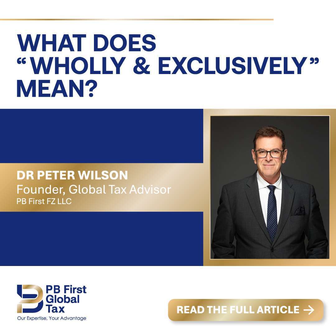 Wholly and exclusively